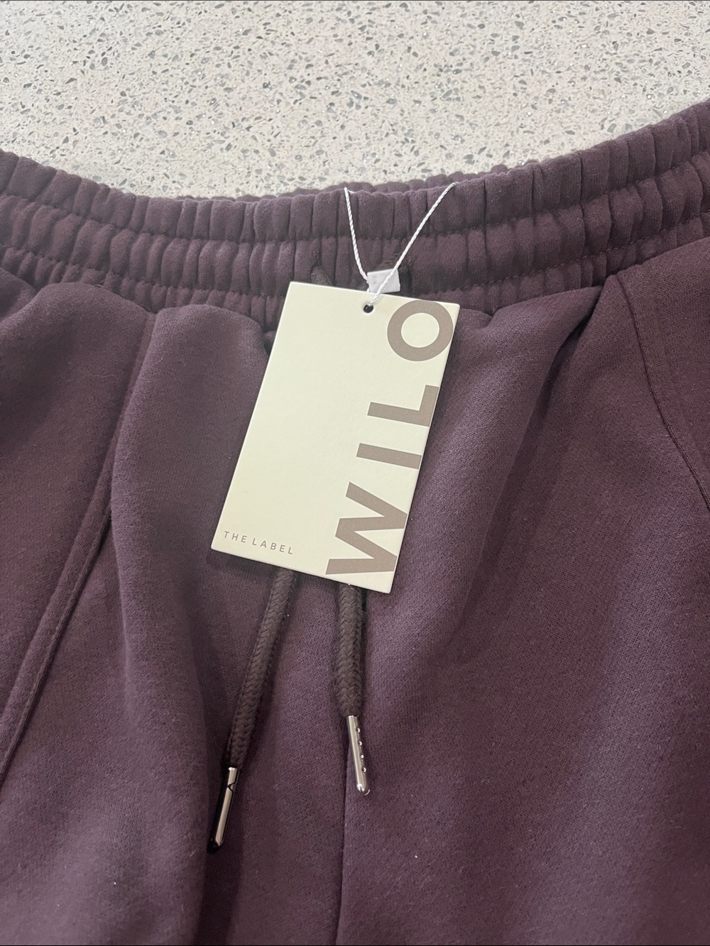 NWT Wilo Brown Sweat-shorts - Picture 3 of 5
